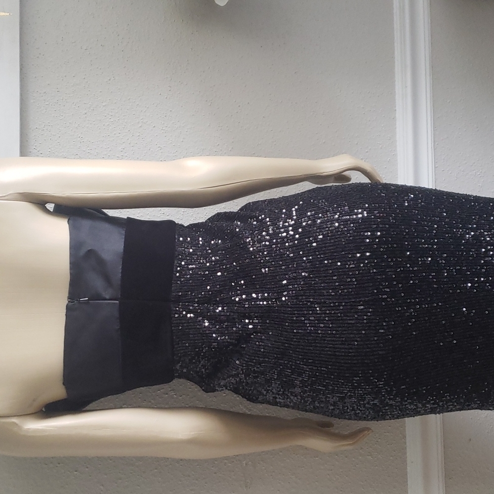JAYGOFREY Maxi Sequim Black Dress Size 4 - Picture 6 of 9